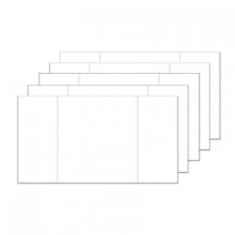 HD Fancy Shaped Card Blanks - 6\" x 6\" Gatefold